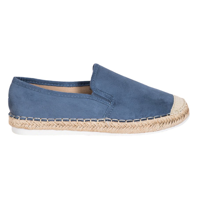 Goodin Espadrile din piele de căprioară albastru Goodin Espadrile din piele de căprioară albastru