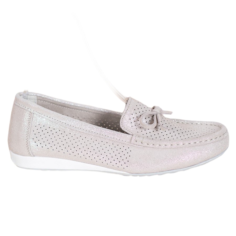 Goodin Pantofi din piele cu arc maro