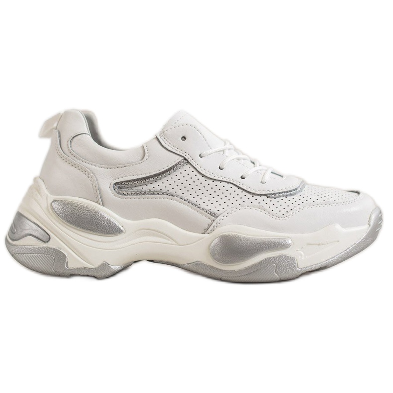 Goodin Adidași din piele alb multicolor