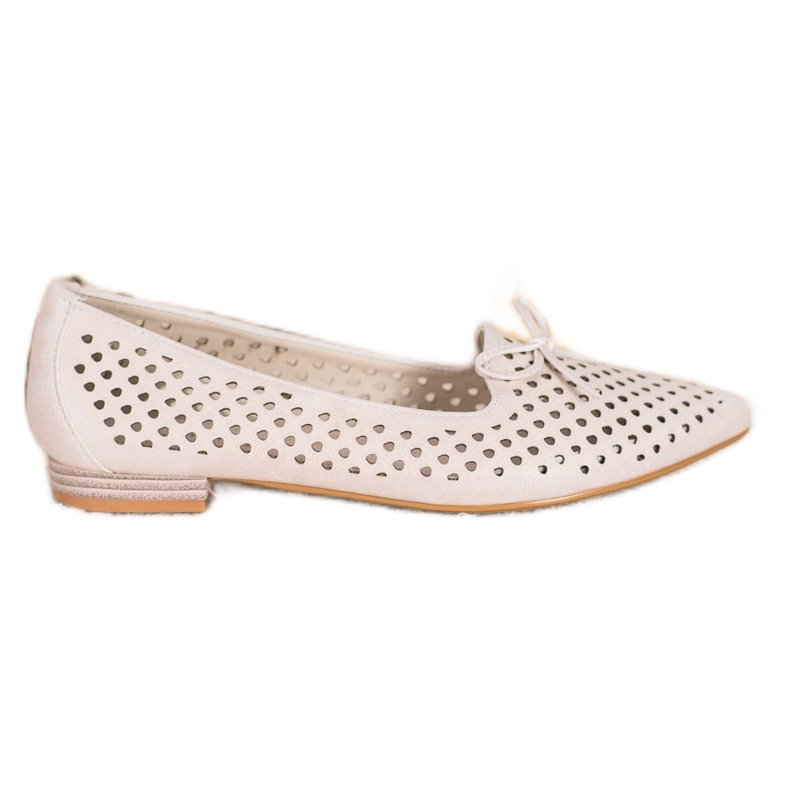 Goodin Balerine elegante ajurate maro