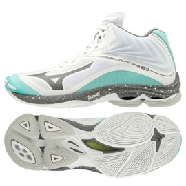 Pantofi de volei Mizuno Wave Lightning Z6 W V1GC200532 multicolor alb Pantofi de volei Mizuno Wave Lightning Z6 W V1GC200532 multicolor alb