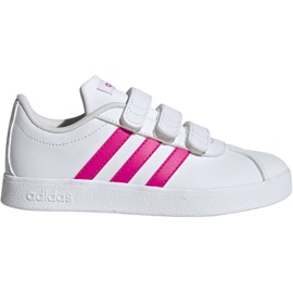 Pantofi Adidas Vl Court 2.0 Cmf C Jr EG3880 alb