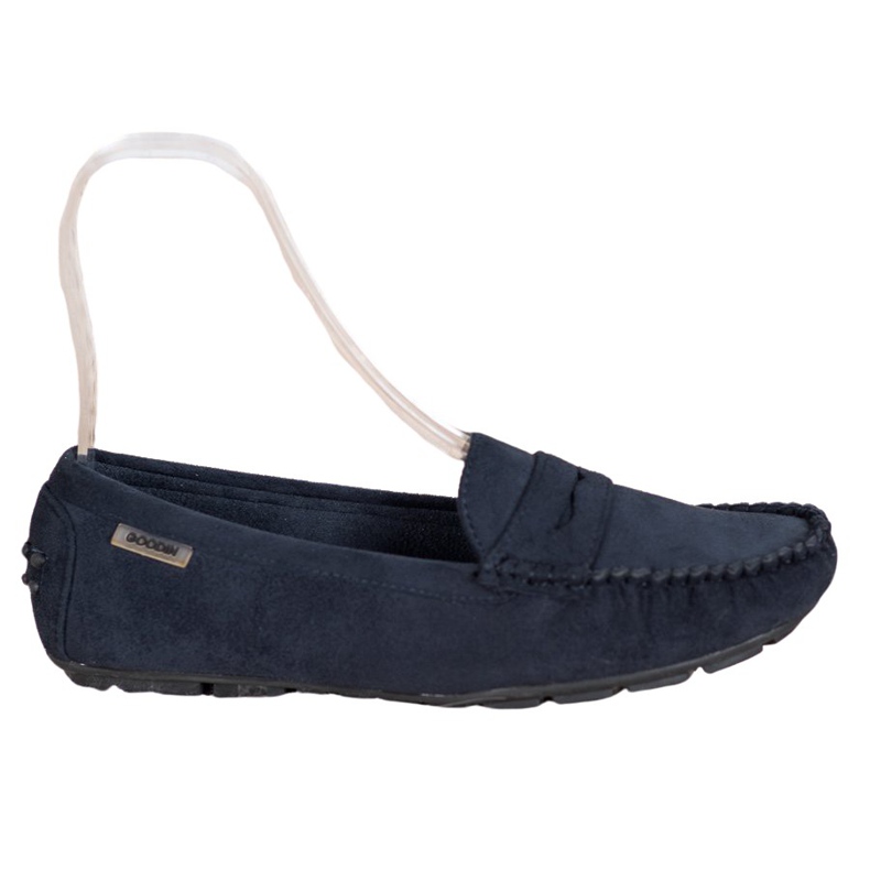 Goodin Mocasini textile clasici albastru marin Goodin Mocasini textile clasici albastru marin