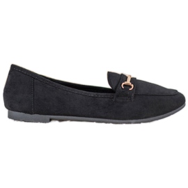 Bestelle Mocasini elegante cu ornament negru Bestelle Mocasini elegante cu ornament negru