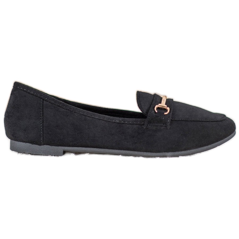Bestelle Mocasini elegante cu ornament negru