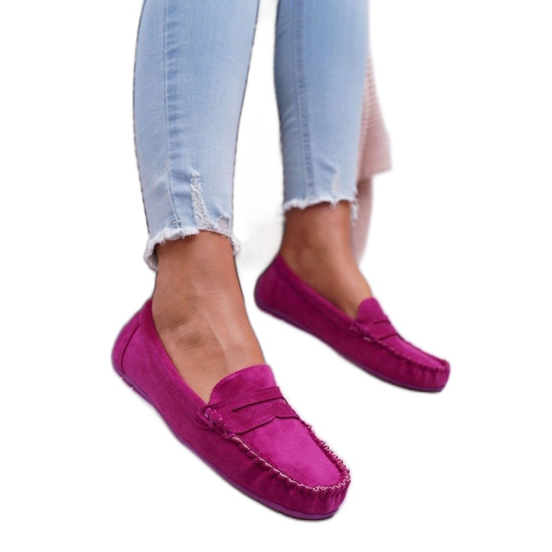 SEA Mocasini fucsia pentru femei T348 roz