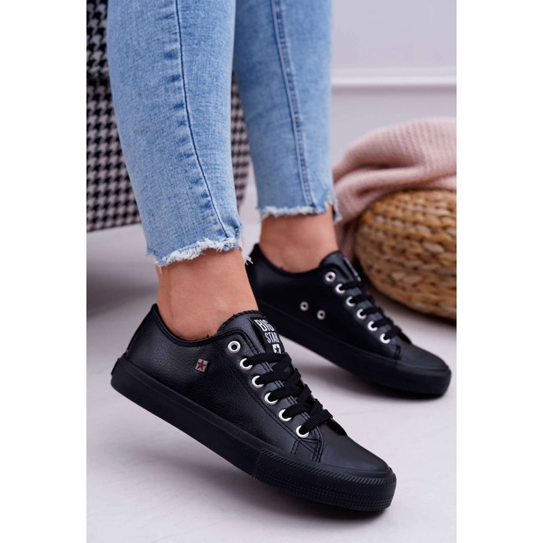 Adidași negri de damă Big Star V274871 negru