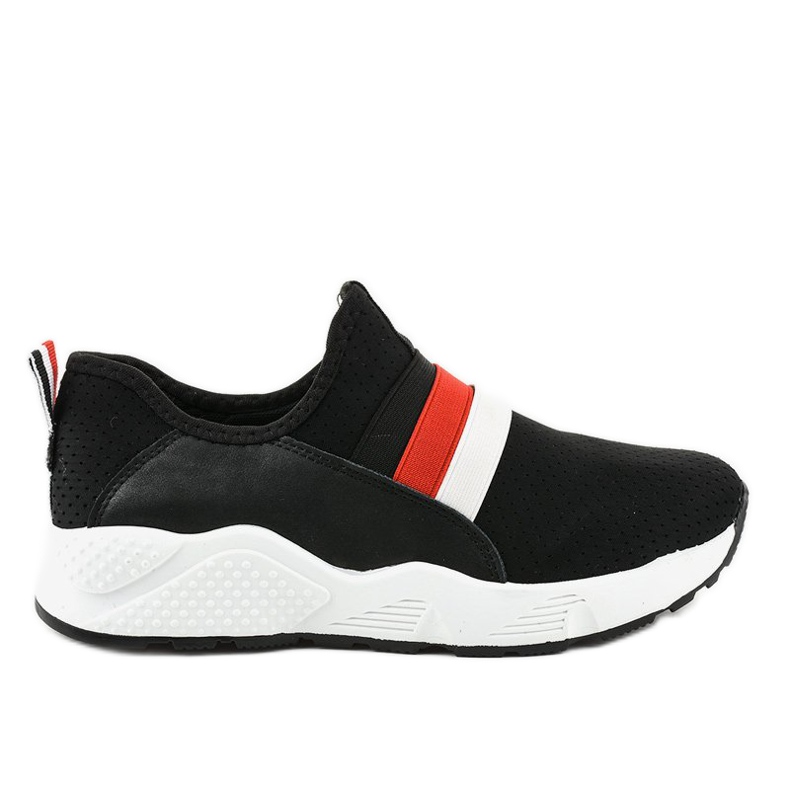 Încălțăminte sport neagră slip-on NB256P-1 negru Încălțăminte sport neagră slip-on NB256P-1 negru