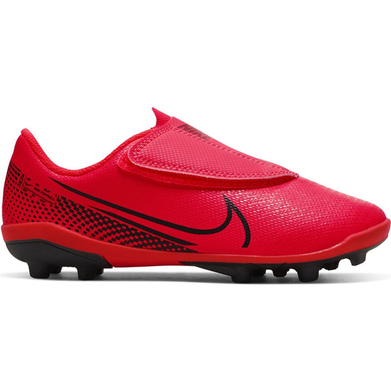 Pantofi de fotbal Nike Mercurial Vapor 13 Club Mg PS (V) Jr AT8162-606 multicolor roșu