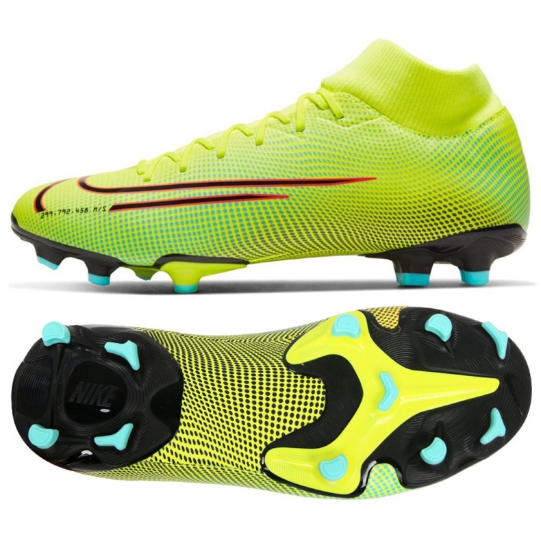 Pantofi de fotbal Nike Mercurial Superfly 7 Academy Mds FG / MG M BQ5427-703 galben galben