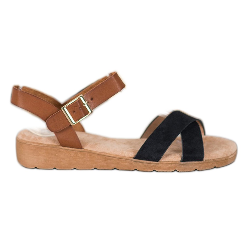 SHELOVET Sandale elegante negru