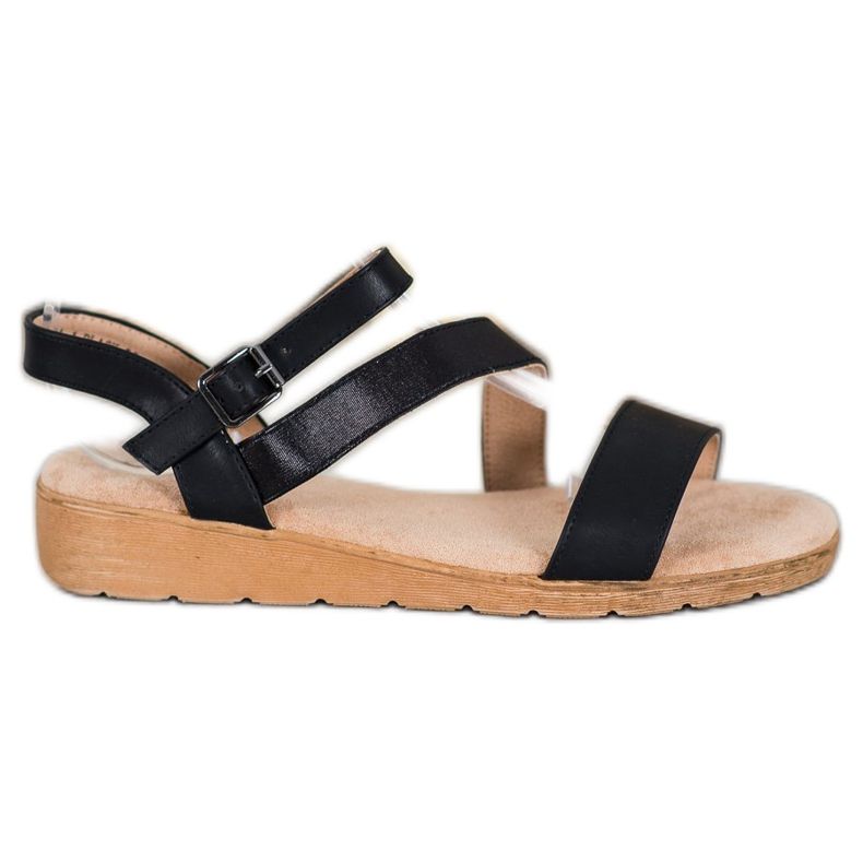 SHELOVET Sandale casual negru
