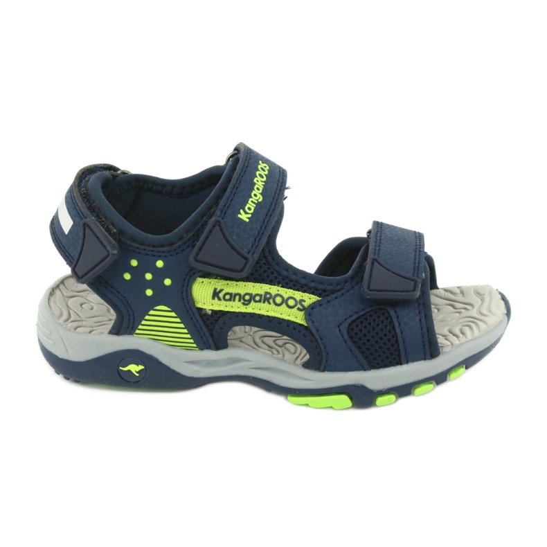 KangaRoos Băieți sandale de spumă de foam navy/verde 18337 albastru