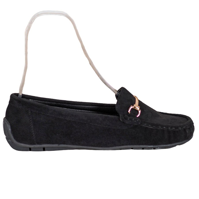 Seastar Mocasini eleganți din piele de căprioară negru