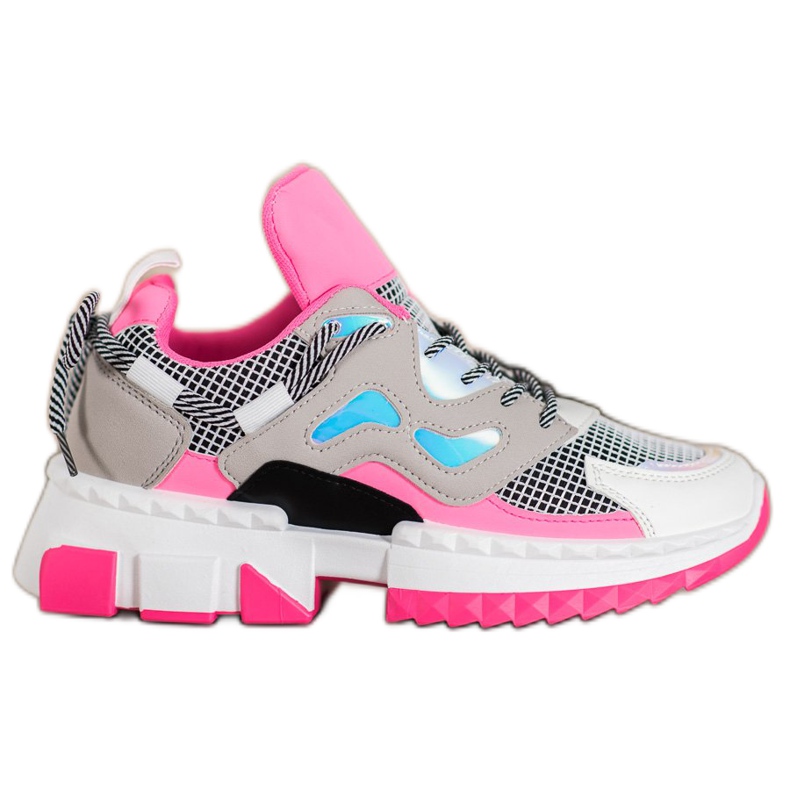 Seastar Adidași eleganți cu efect Holo roz multicolor