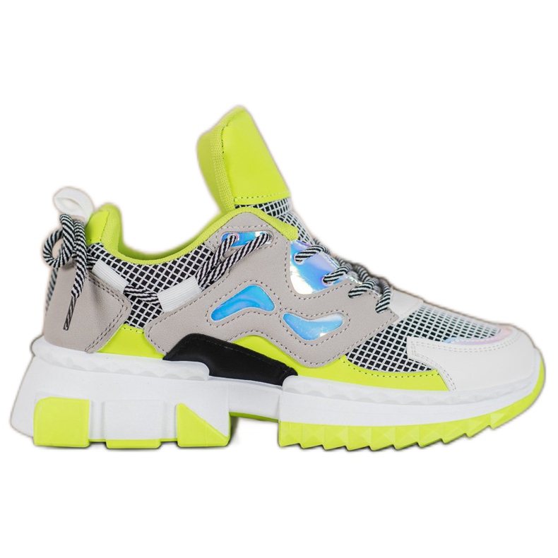 Seastar Adidași eleganți cu efect Holo multicolor galben