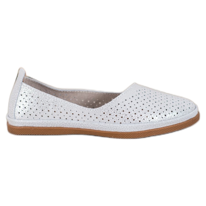 VINCEZA Brocade Slipons gri