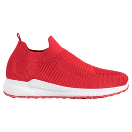 SHELOVET Sport Slipons roșu SHELOVET Sport Slipons roșu