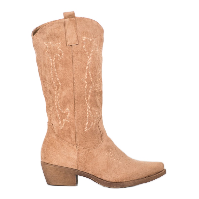 Seastar Cowgirls înalte cu un model maro