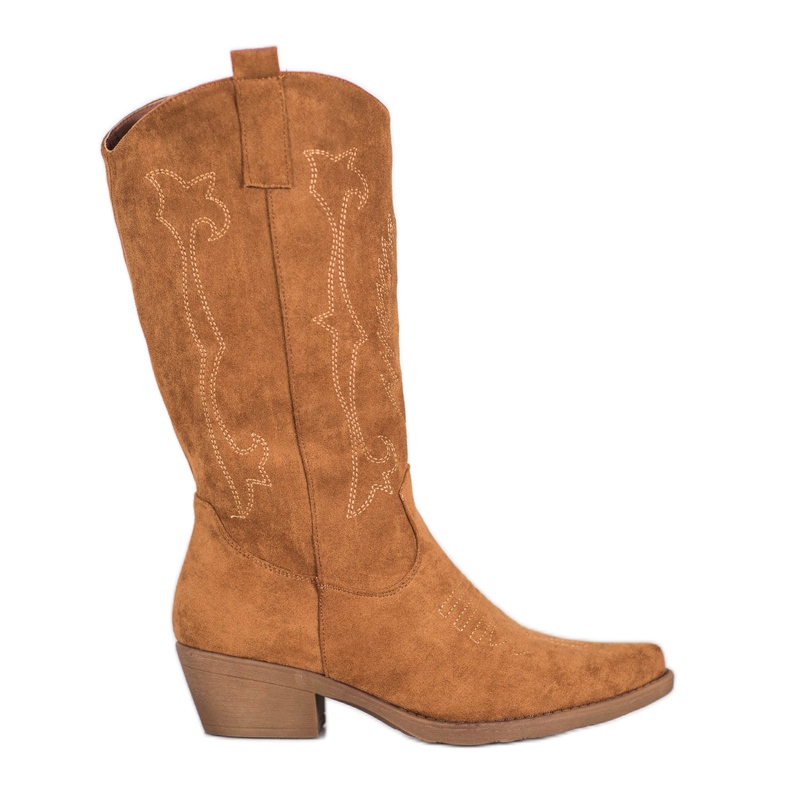 Seastar Cowgirls înalte cu un model maro