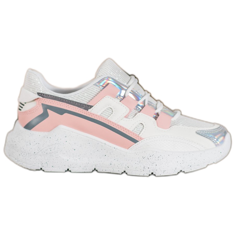 Seastar Adidași cu sclipici alb multicolor