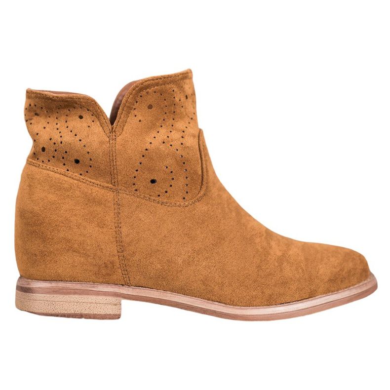 Seastar Cizme cu model ajurat maro Seastar Cizme cu model ajurat maro