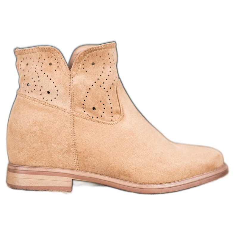 Seastar Cizme cu model ajurat maro Seastar Cizme cu model ajurat maro