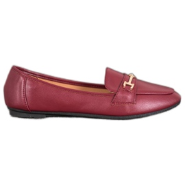 Clowse Încălțăminte elegantă din piele ecologică roșu Clowse Încălțăminte elegantă din piele ecologică roșu