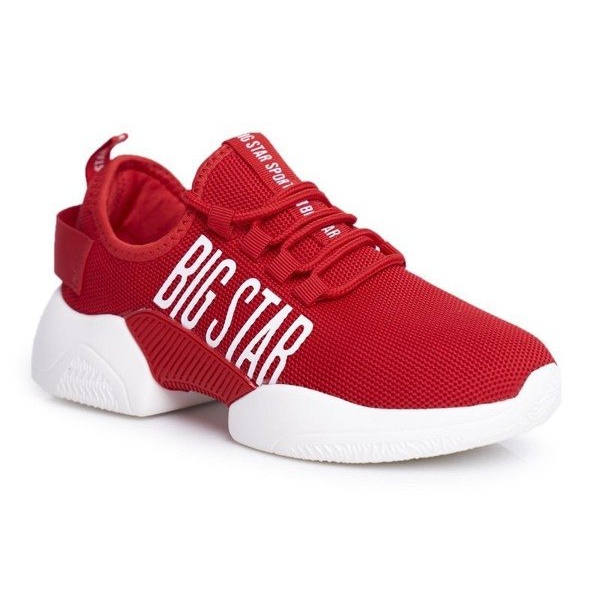 Încălțăminte sport pentru femei Red Big StarFF274279 roșu Încălțăminte sport pentru femei Red Big StarFF274279 roșu