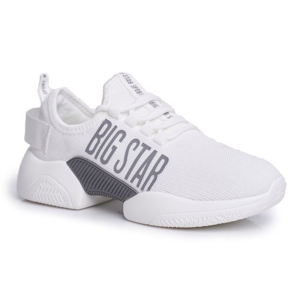 Încălțăminte sport pentru femei Big Star White FF274282 alb