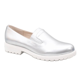 Pantofi antiderapant din argint pe platforma XC683-2 gri Pantofi antiderapant din argint pe platforma XC683-2 gri
