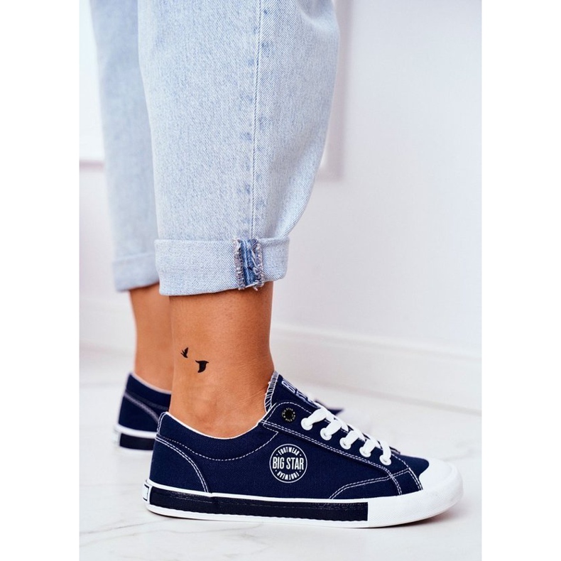 Adidași de dama albastru marină Big Star FF274229