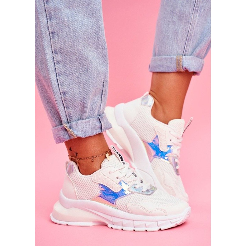 SEA Pantofi sport albi LA82