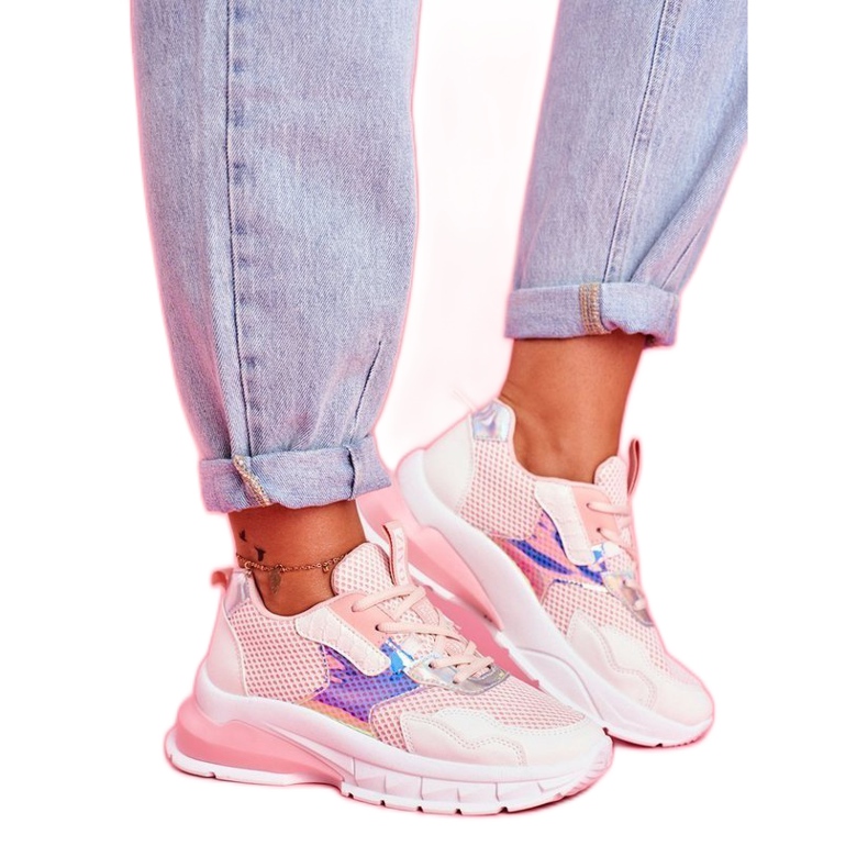 SEA Pantofi sport LA82 roz multicolor