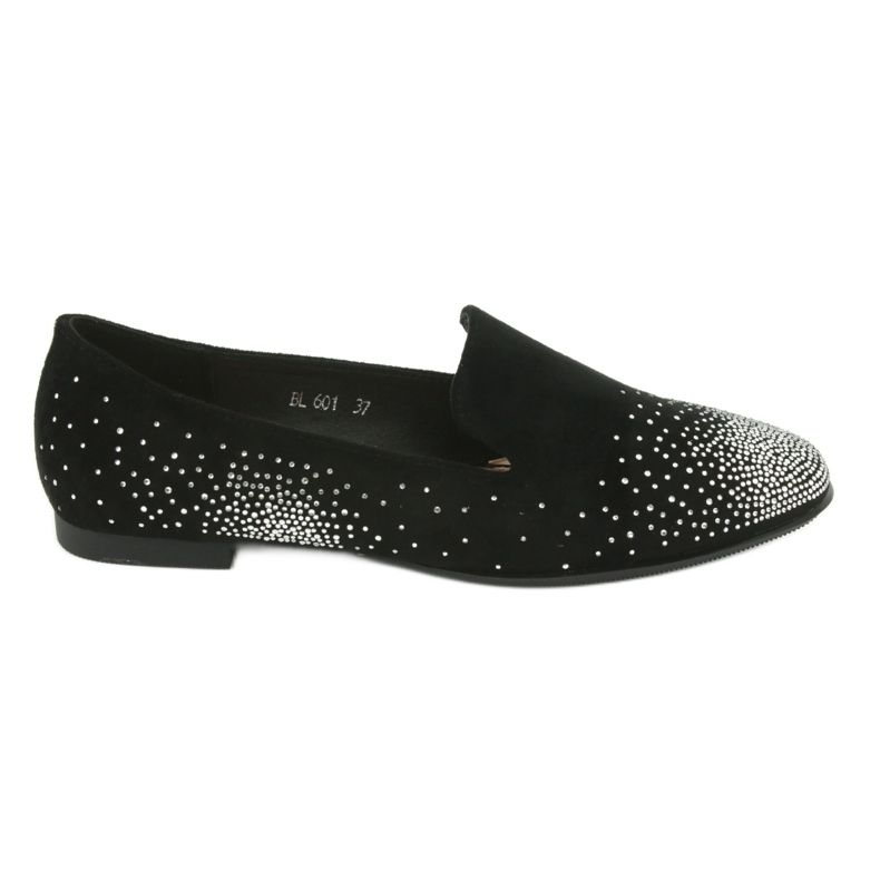 Sergio Leone Ballerine pentru femei cu zircons negru 601