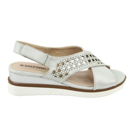 Sandale de argint pe pană Daszyński 1838 gri