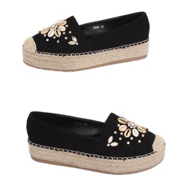 Espadrile dama negre JH96P Negre negru