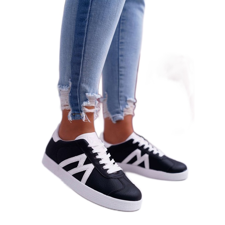 Pantofi sport de damă negri PQ-33 negru