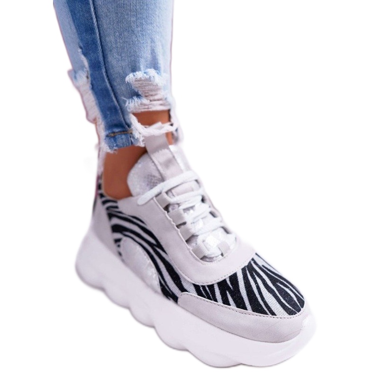 Încălțăminte sport de damă Lu Boo Talpă groasă Gri Taste It!