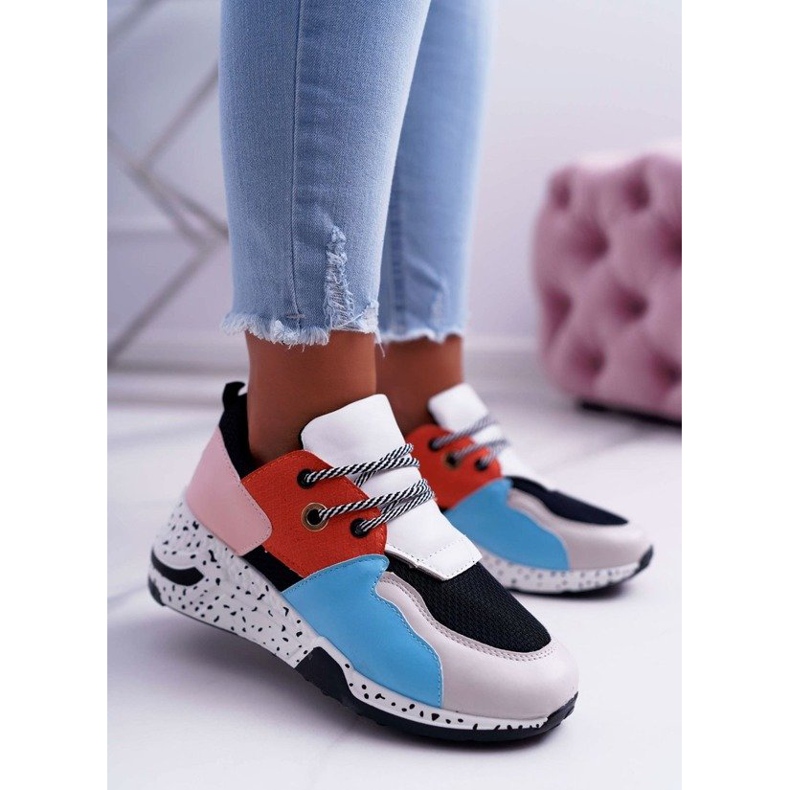 FRJEIN Pantofi sport pentru femei multicolori 1072 FRJEIN Pantofi sport pentru femei multicolori 1072