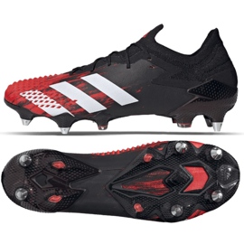 Ghete de fotbal Adidas Predator Mutator 20 Sg M EF2207 multicolor negru Ghete de fotbal Adidas Predator Mutator 20 Sg M EF2207 multicolor negru