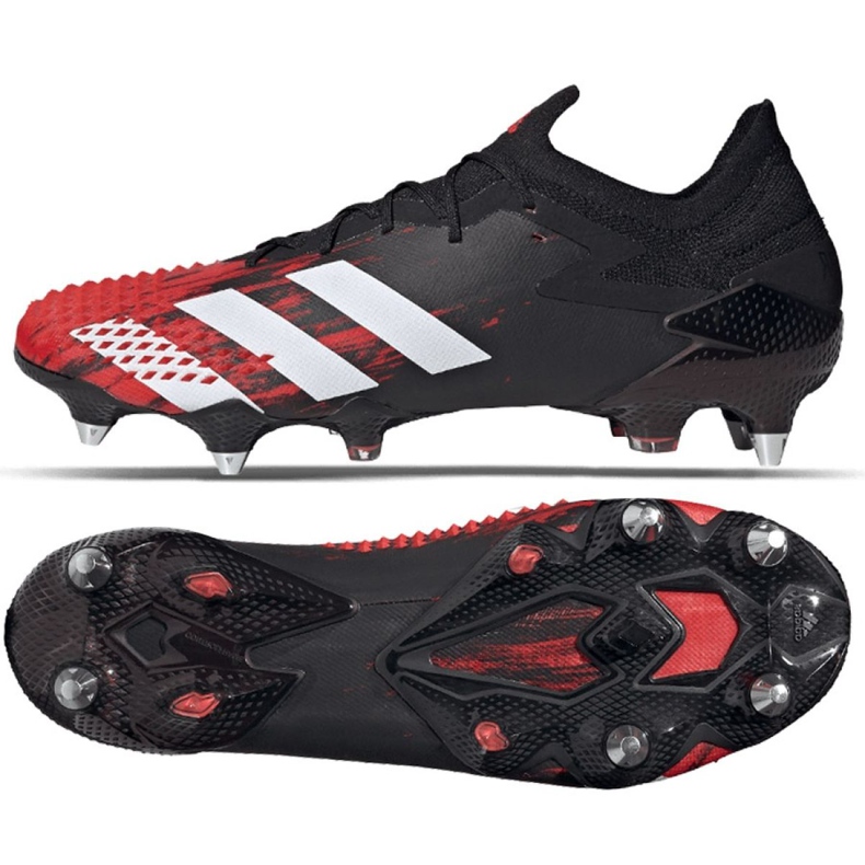 Ghete de fotbal Adidas Predator Mutator 20 Sg M EF2207 multicolor negru