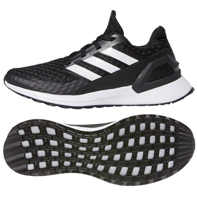 Pantofi de alergare Adidas Rapida Run Jr EF1942 negru Pantofi de alergare Adidas Rapida Run Jr EF1942 negru