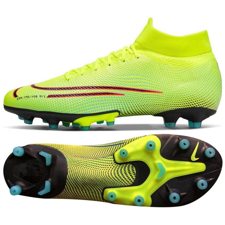 Pantofi de fotbal Nike Mercurial Superfly 7 Pro Mds Ag Pro M BQ5482-703 multicolor galben