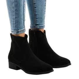 22M cizme de cowboy negre negru 22M cizme de cowboy negre negru