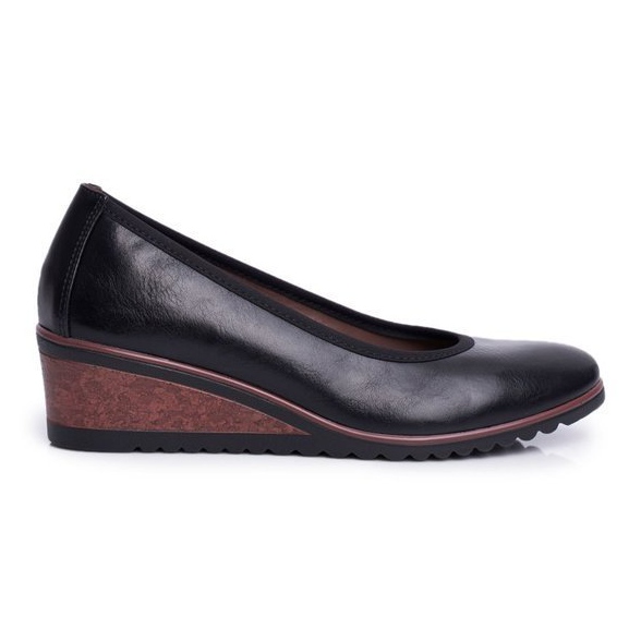 Vinceza Pantofi de damă negri 20-10523 negru