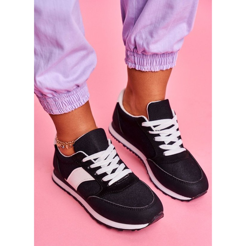 SEA Pantofi sport de damă negri BL189 negru