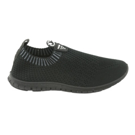 Adidași negri Mckey DTN842 slip-on negru