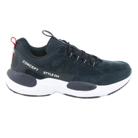 Pantofi sport din piele de căprioară McKey MSP1464 bleumarin
