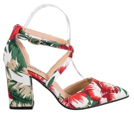 Seastar Pompele casual cu flori multicolor